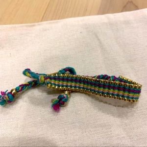 J. Crew Multicoloured Rope Bracelet